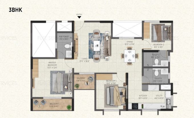 ARATT Avant Twilight Floor plan